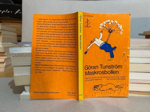 Maskrosbollen av Göran Tunström, bok, Very Fine plus