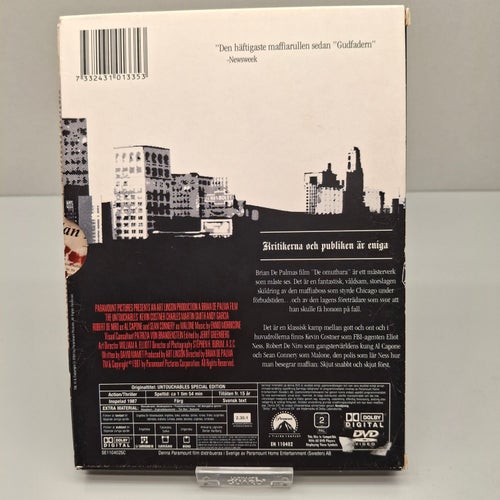 De omutbara - Kevin Costner - Slipcase - Region 2, DVD, Svensk text, Fint skick