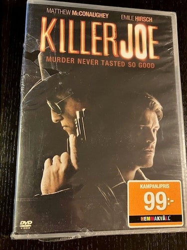 Killer Joe Matthew McConaughey Inplastad DVD