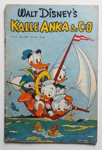Walt Disney's Kalle Anka & C:o Nr 6 Juni 1950