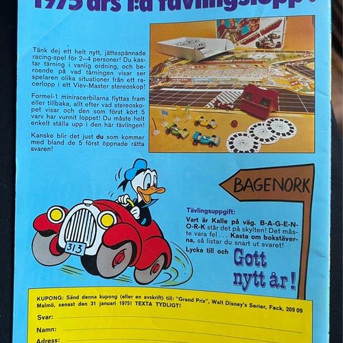Walt Disney's Serier Nr 1 Januari 1975 - Farbror Joakim i Ekodalen