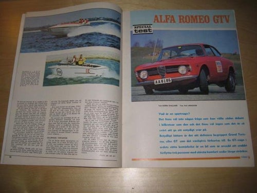 TEKNIK FÖR ALLA NR 13 1967 TEST: ALFA ROMEO GTV , PEUGEOT 204 KOMBI