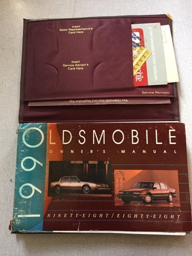 1990 Oldsmobile Owners Manual Ninety-Eight/Eighty-Eight