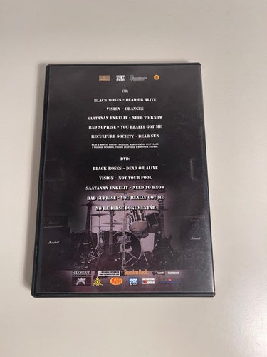 DVD + CD - No Remorse - film music. Black roses vision Saatanan Enkelit bad
