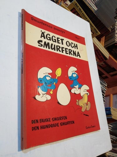 Smurfernas äventyr Peyo Ägget och Smurferna Den falske Smurfen Den hundrade Smur