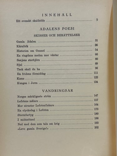 Ådalens poesi av Pelle Molin. Bok. Very good plus
