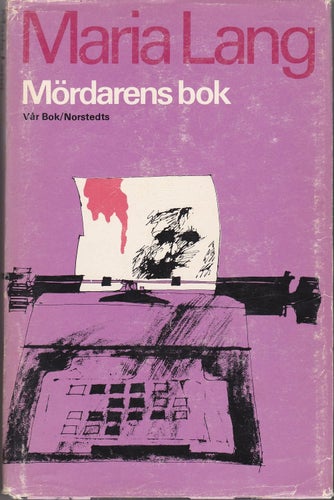 Maria Lang / Mördarens Bok (1974) / Inbunden / Bra skick