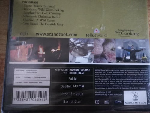 Tinas Matresa genom Sverige Vinterprogram New Scandinavian Cooking, DVD film