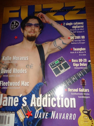 Fuzz nr7 2003 Dave Navarro Jane´s Addiction, Kalle Moraeus, Fleetwood Mac