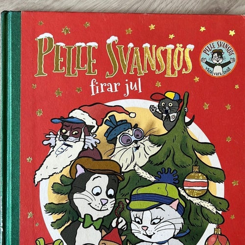 Pelle Svanslös firar jul bok läsa