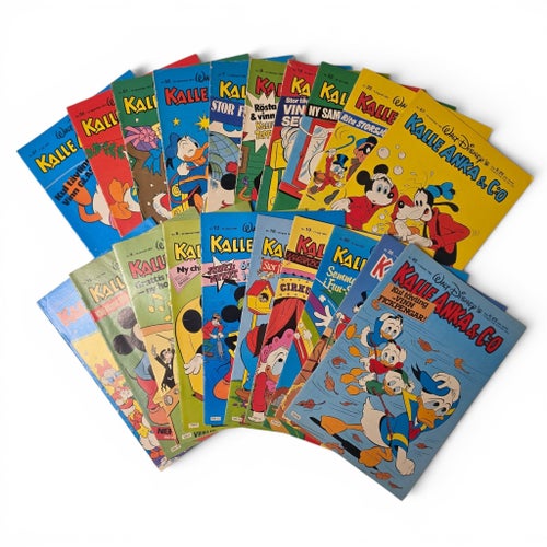 Kalle Anka & Co Serietidningar - 20 st 1979-1983
