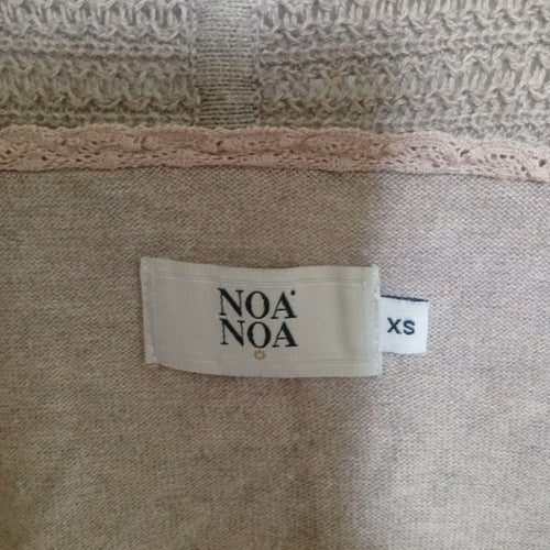 Noa Noa beige kofta, storlek XS