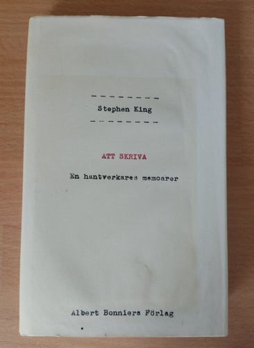 ATT SKRIVA av Stephen King, 2000