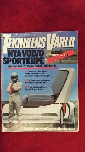 Teknikens Värld 11 1985: Civic Shuttle 4WD, Range Rover Vogue, Mercedes 280 GE