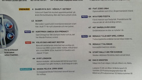 Teknikens Värld 2 2002: BMW 325xi, Volvo S60 AWD, Jaguar X-Type, Audi A4 Quattro
