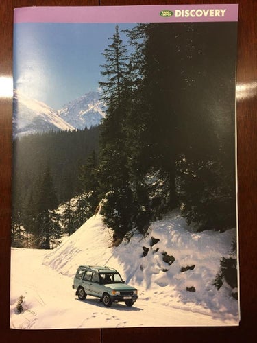 Försäljningsbroschyr Land Rover Discovery 1997