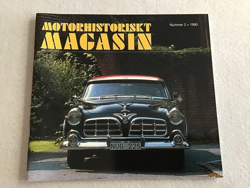 MOTORHISTORISKT MAGASIN NR 2 1990 IMPERIAL NEWPORT 55,CHEVROLET IMPERIAL 35