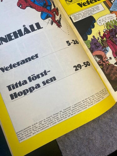 Marvel Presentalbum - Den fantastiske Spindelmannen