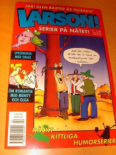 LARSON (svensk) NY OLÄST Nr 2 1996 !!!