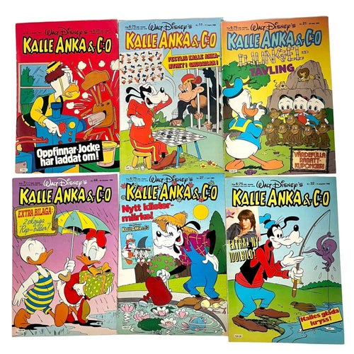 Kalle Anka med Fantomen ...25 st