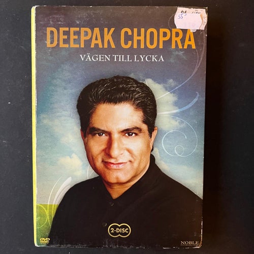 DEEPAK CHOPRA - VÄGEN TILL LYCKA. 2-DVD DOKUMENTÄR. NEW AGE