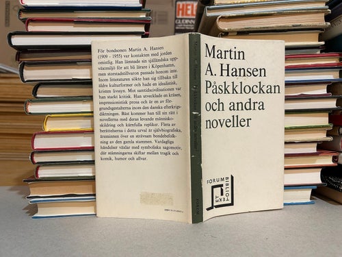 Påskklockan och andra noveller av Martin A. Hansen. Bok. Very good plus