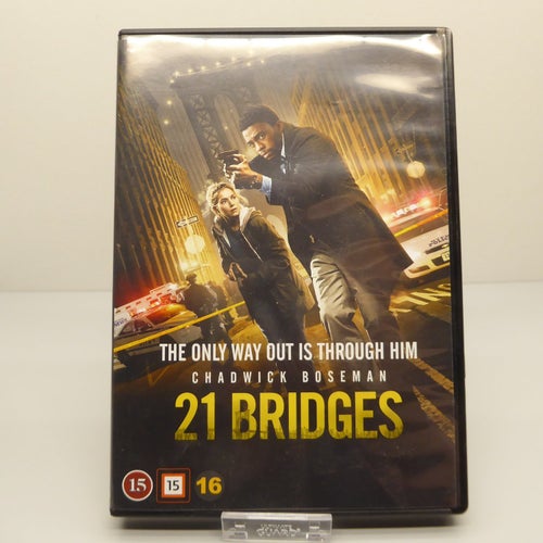 21 Bridges - Region 2, DVD-film, Svensk text, Fint skick
