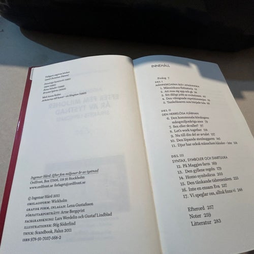 Efter fem miljoner år av tystnad av Ingemar Nörd, bok, Very Good plus, BM