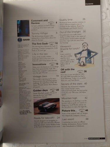 Saab magazine nr 2 1997 50:th anniversary