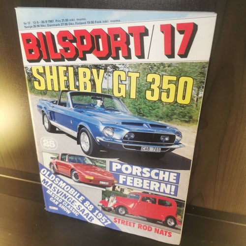 Bilsport 17, 1987