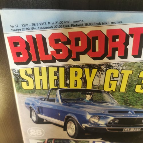 Bilsport 17, 1987