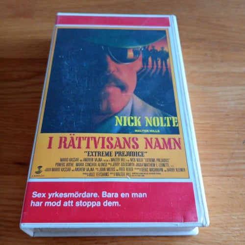 I rättvisans namn - Extreme Prejudice VHS,UTGÅTT! Toppskick!