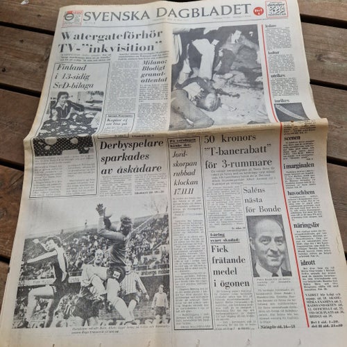 Svenska Dagbladet från 18 maj 1973