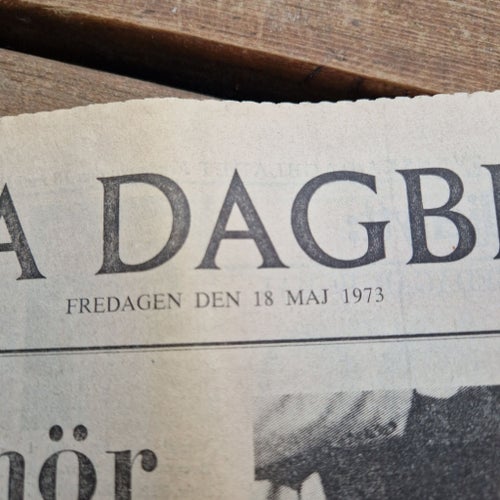 Svenska Dagbladet från 18 maj 1973