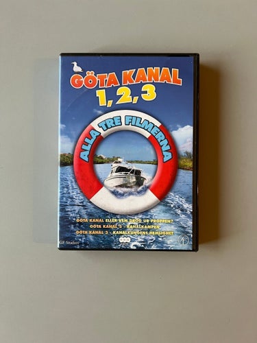 Göta Kanal 1,2,3 - Alla tre filmerna DVD Box