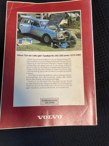 GÖR DET SJÄLV HANDBOK Volvo 240/260