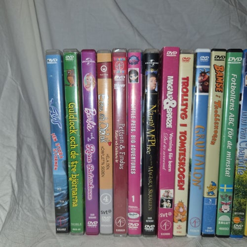 26 Barnfilmer DVD - Blandat urval