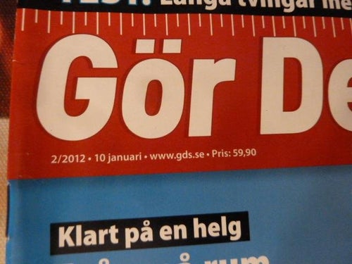 GÖR DET SJÄLV, NR 2-2012, TIDNING