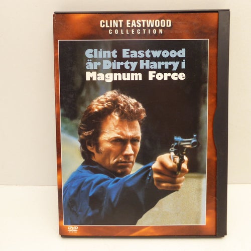Magnum Force - Clint Eastwood - Region 2, DVD-film, Svensk text, Fint skick