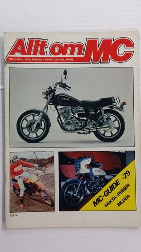 Allt om MC nr 4 1979: Maico 400 Cross, MC-Guide - alla MC 1979