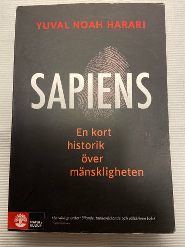 Sapiens: En kort historik över mänskligheten av Yuval Noah Harari, 2017