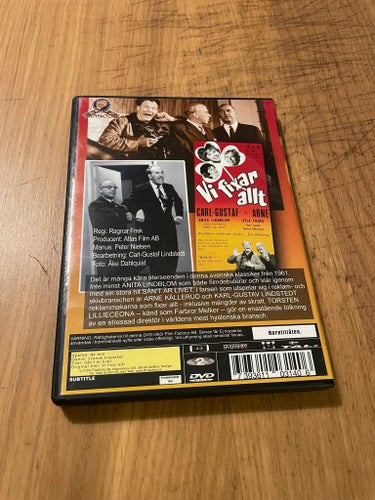Sånt är livet - Anita Lindblom, Karl-Gustav Lindstedt, Torsten Lilliecrona - DVD