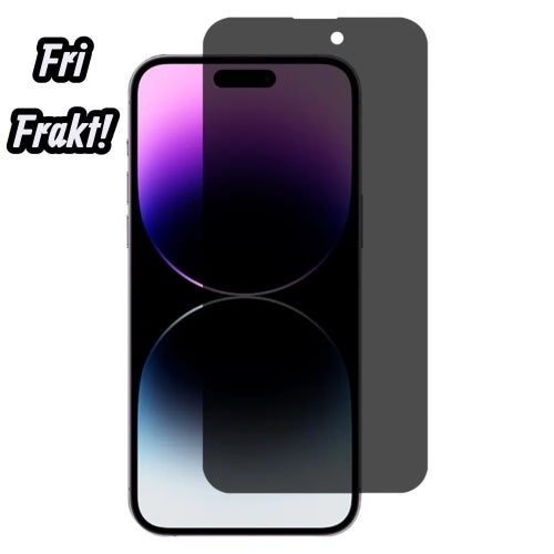 iPhone 14 Privacy 9H Härdat Glas Skärmskydd | Sekretessfilter Heltäckande