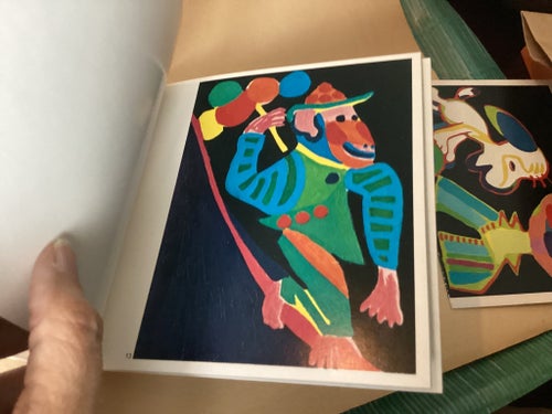 Karel Appel, Cirkus underbara små tryck i ett häfte, 20 stycken plus inbjudan
