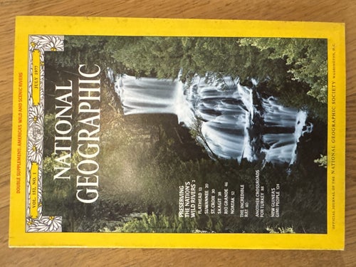 National Geographic Juli 1977 komplett Vol.152 - SAMEREPORTAGE - 4 kartbilagor