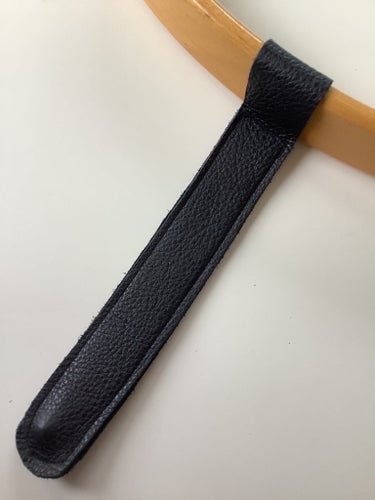 NY BYGELREM. (Svart) ÄKTA LÄDERREM till STOKKE Tripp Trapp barnstol.