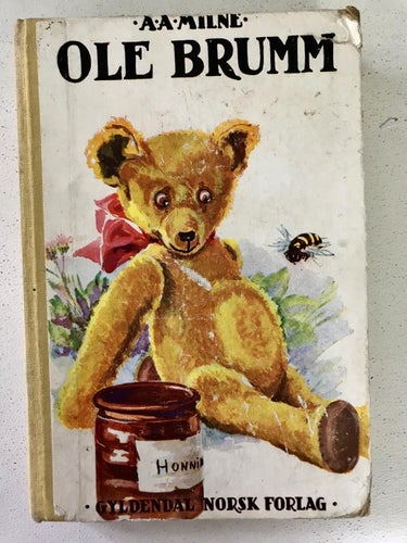 OLE BRUMM A.A. Milne Gyldendal Norsk forlag 1954