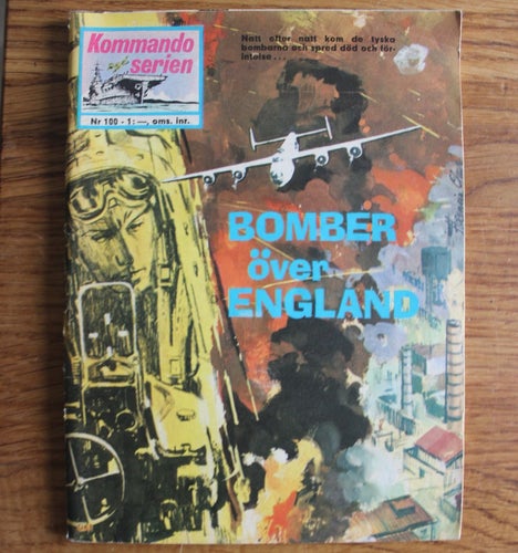 Kommandoserien 1966 nr 100 Bomber över England
