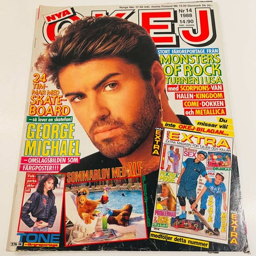 Tidningen OKEJ ! Nr  14    - 1988 .