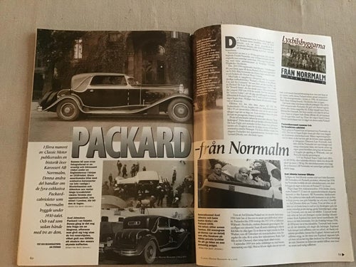 CLASSIC MOTOR NR 4 2005 DATSUN,FORD GRANADA,TAXI,PACKARD,TRAKTOR i NÄSSELBO